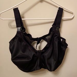 Black elomi nursing bra